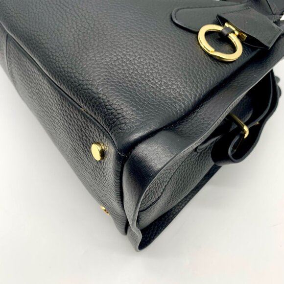 Radley London Black Pebbled Leather Sloane Street Convertible Satchel Bag - Picture 7 of 11